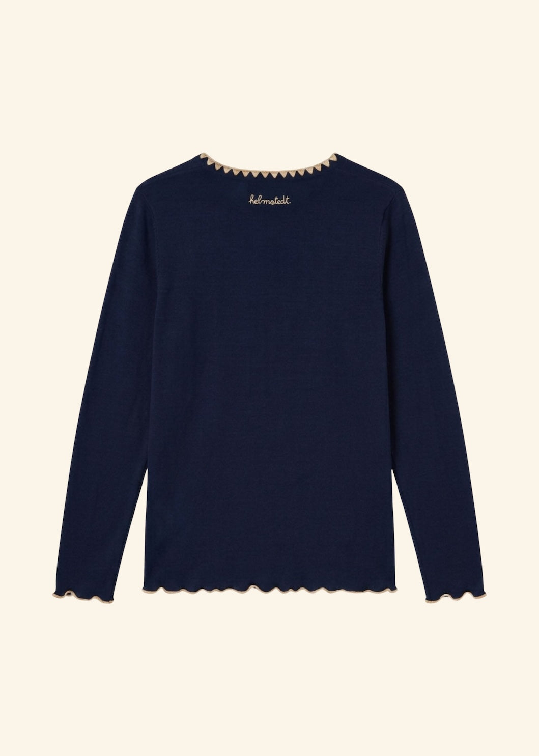 Helmstedt ANDREA LONGSLEEVE T-SHIRT Shirts Midnight Blue