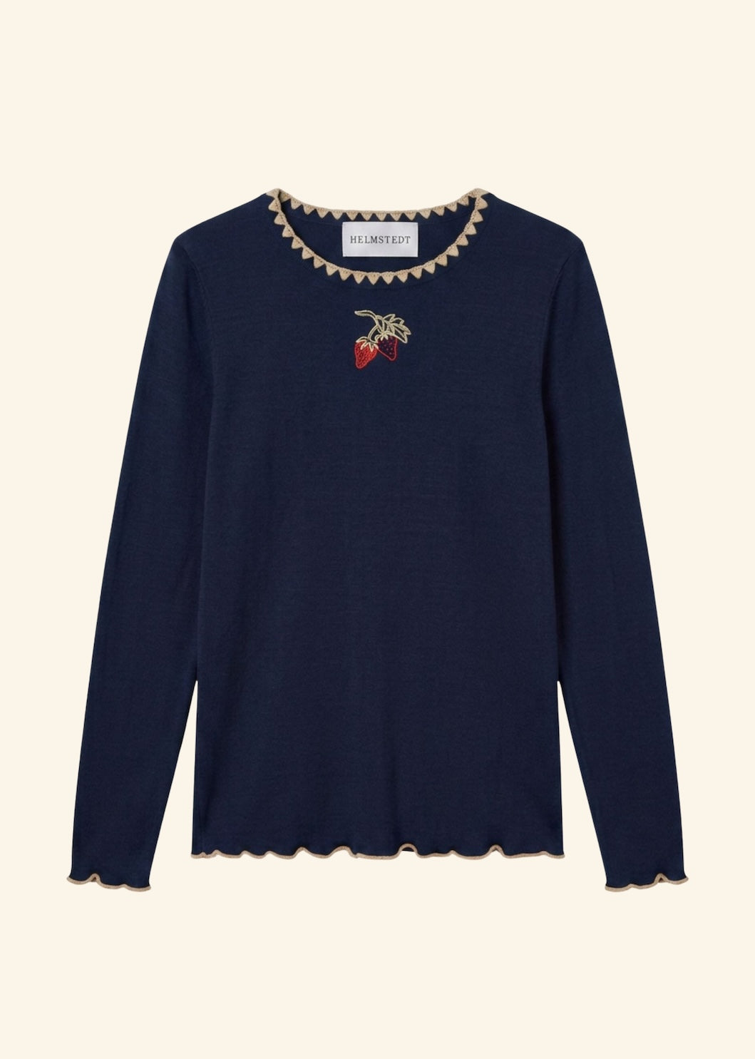 Helmstedt ANDREA LONGSLEEVE T-SHIRT Shirts Midnight Blue