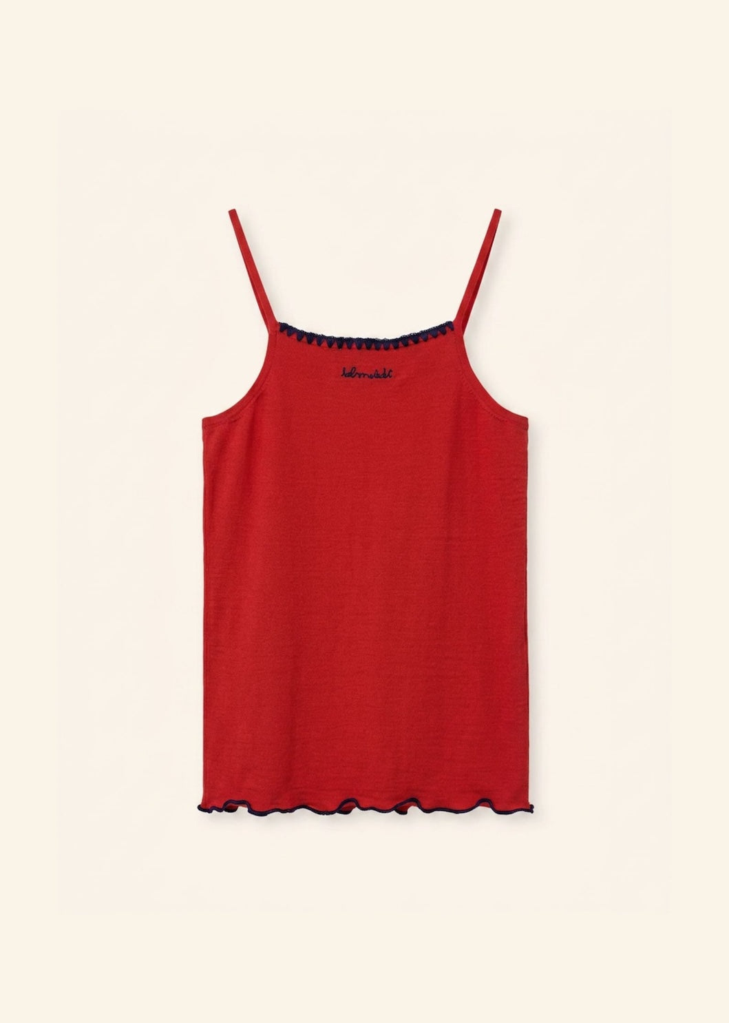 Helmstedt ANDREA STRAP TOP Tops Cranberry Red