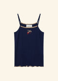 Helmstedt ANDREA STRAP TOP Tops Midnight Blue