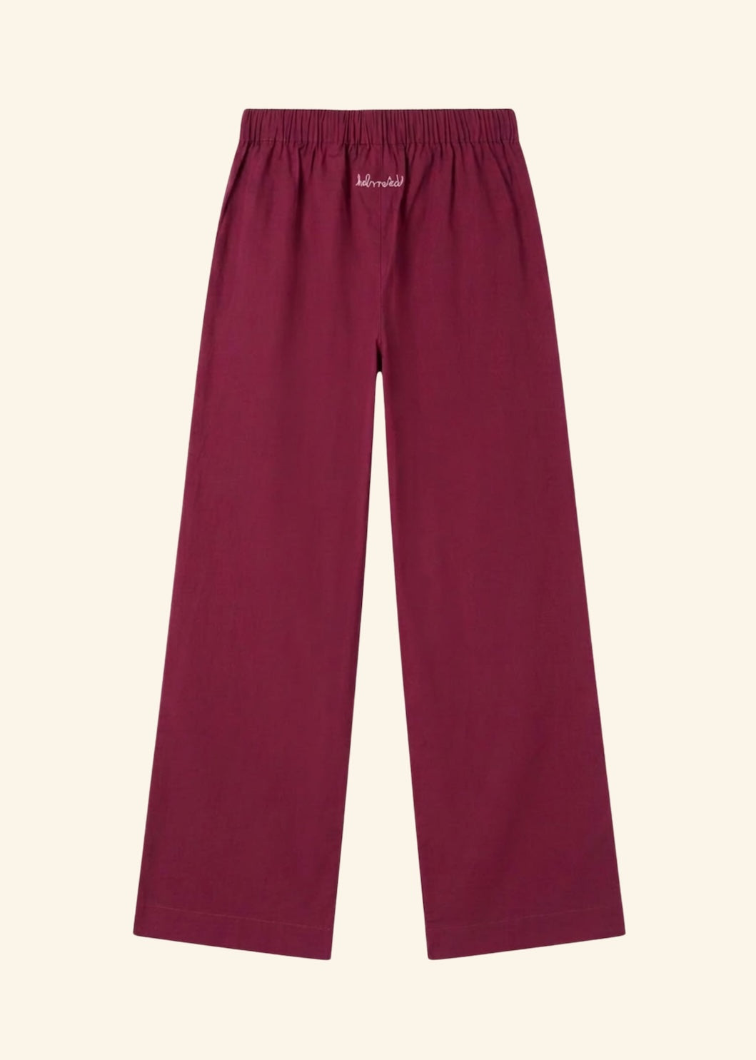 Helmstedt FIONA PANTS Trousers Burgundy Red