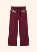 Helmstedt FIONA PANTS Trousers Burgundy Red