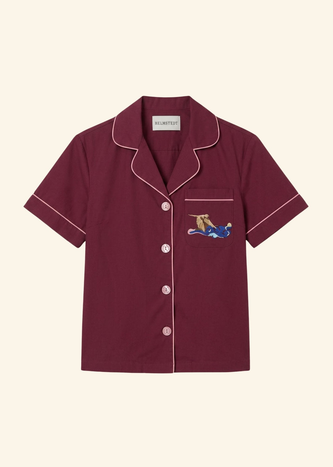 Helmstedt FIONA SHIRT Shirts Burgundy Red