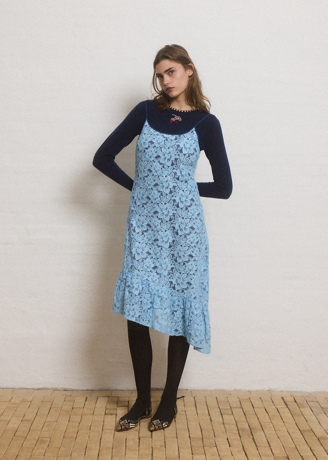 Helmstedt KAISA DRESS Dresses Dusty Blue