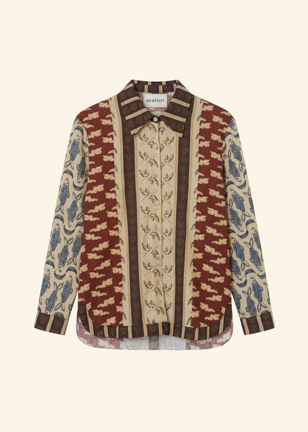 Helmstedt KARLA SHIRT Shirts Multi Print - Patchwork of Dreams