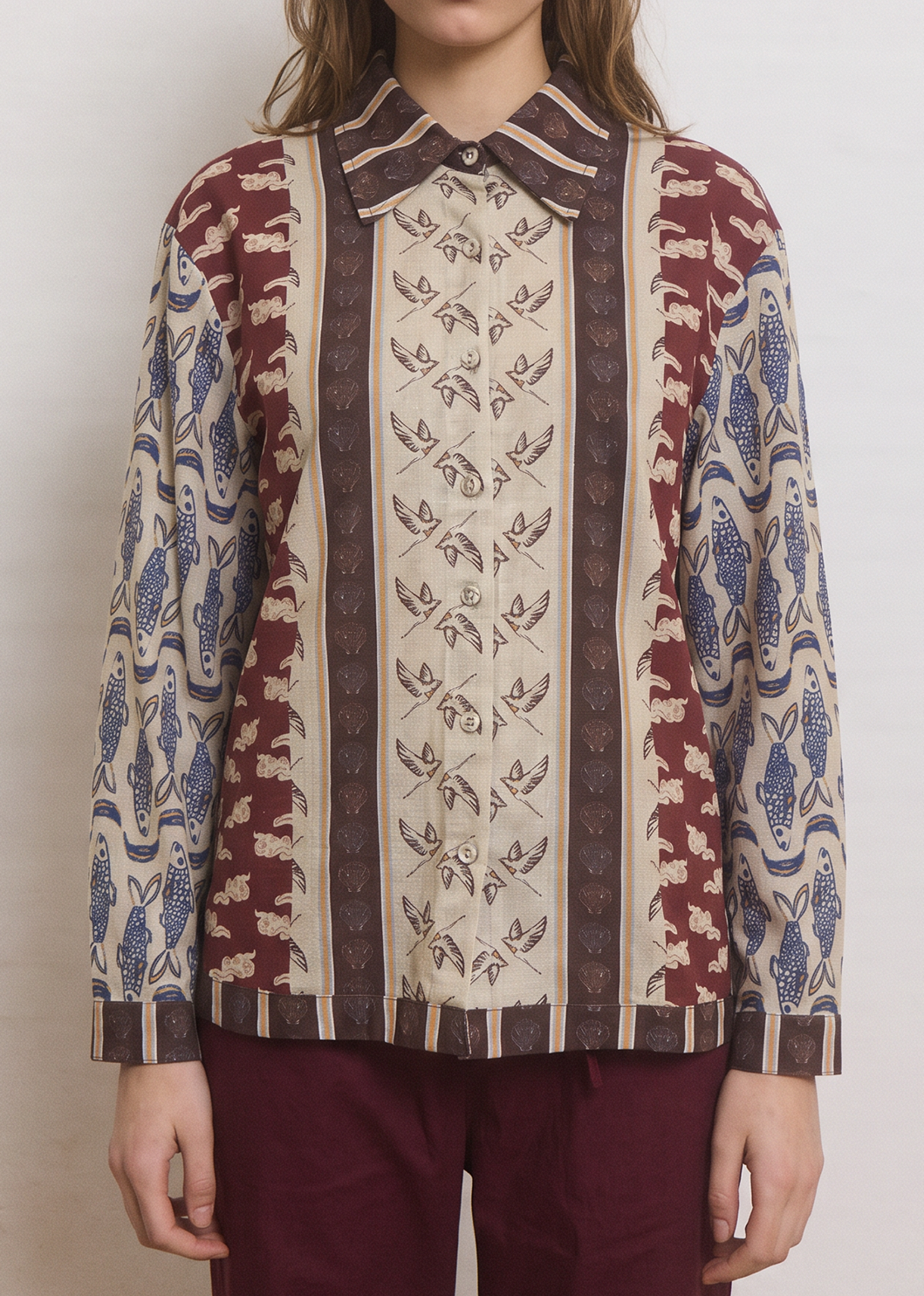 Helmstedt KARLA SHIRT Shirts Multi Print - Patchwork of Dreams