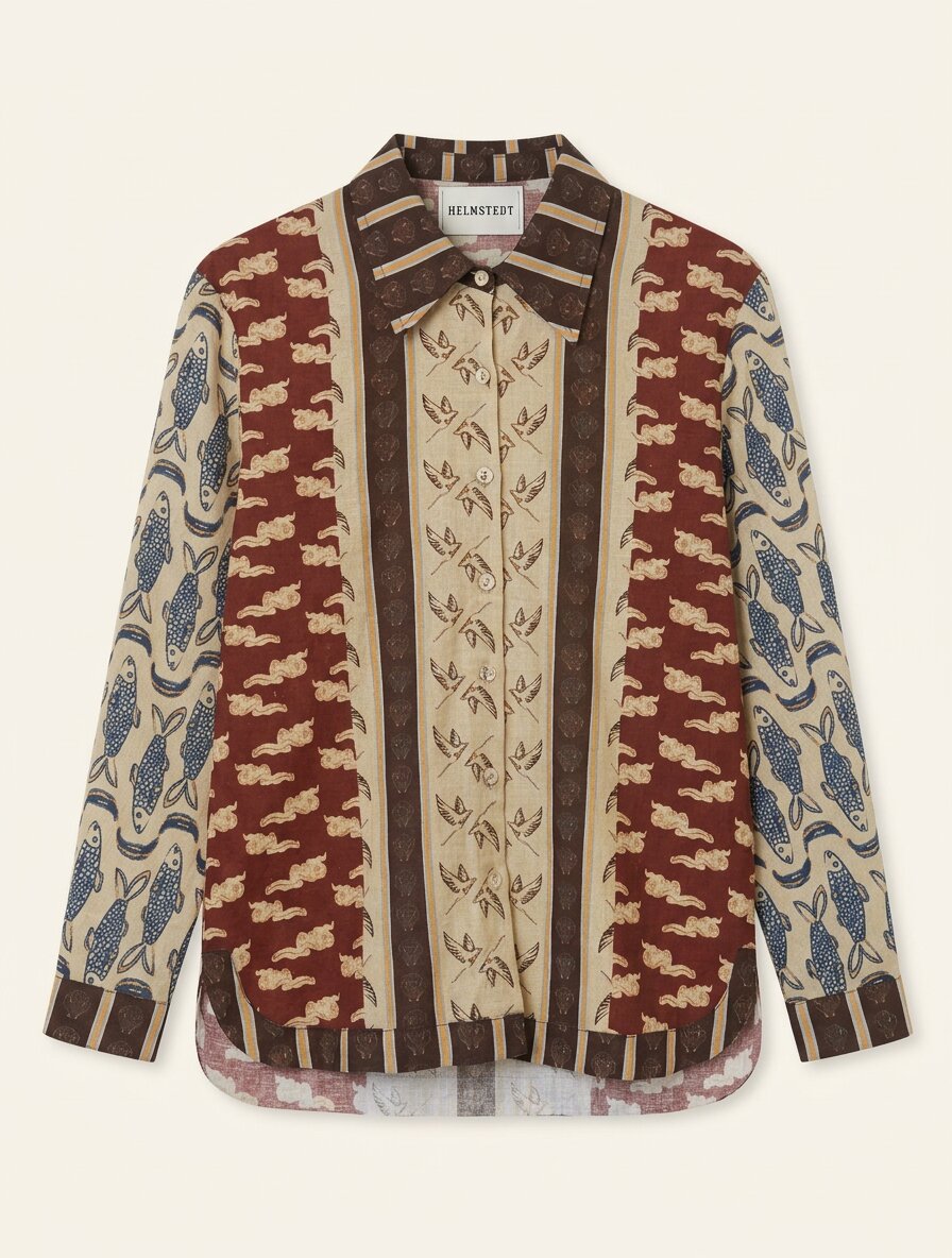 Helmstedt KARLA SHIRT Shirts Multi Print - Patchwork of Dreams