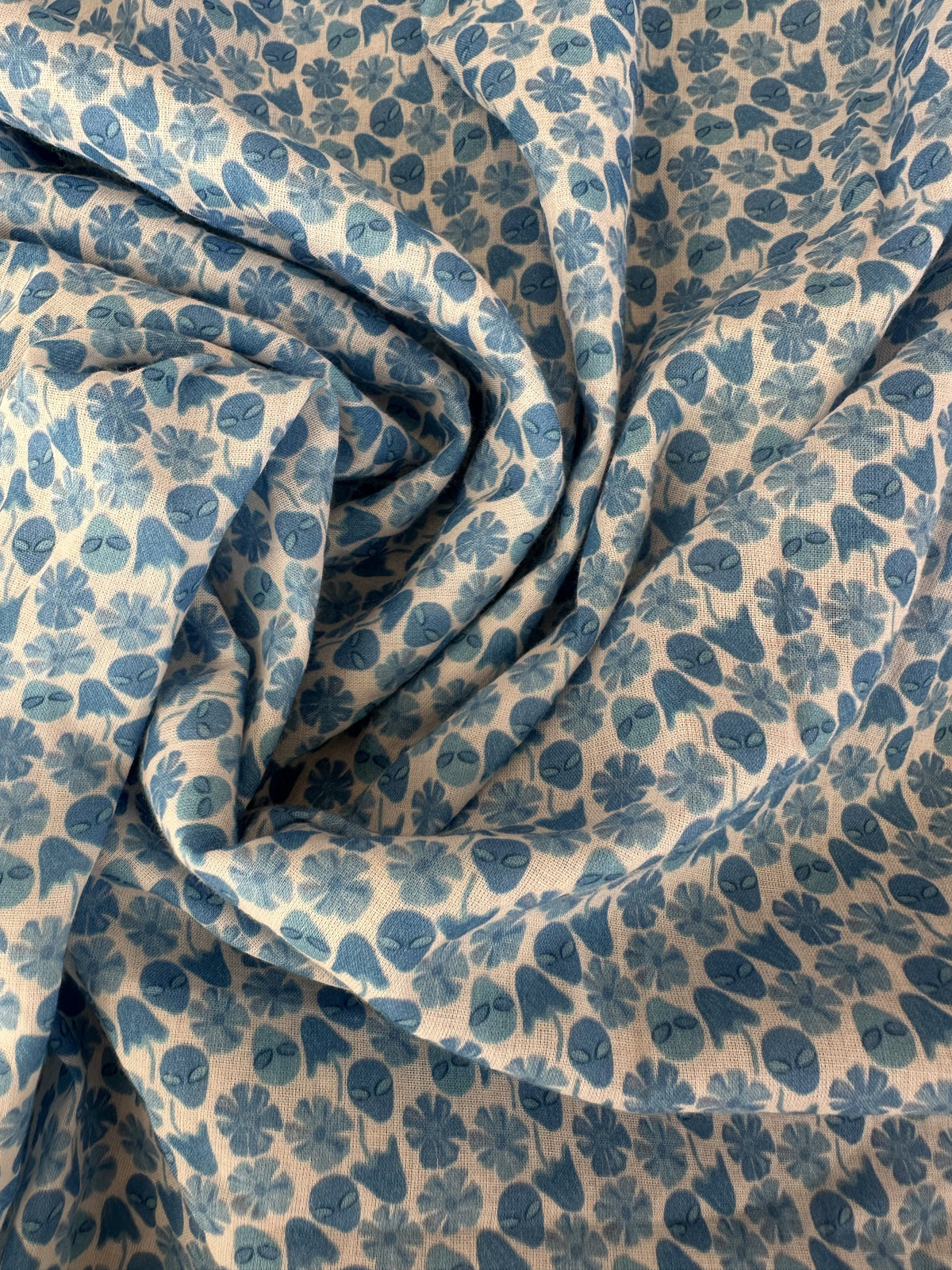 Helmstedt Karoline Dress Dresses Blue Alien Print