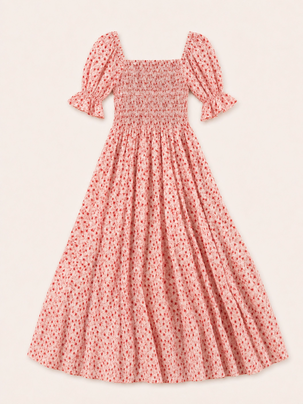 Helmstedt Karoline Dress Dresses Red Strawberry Print