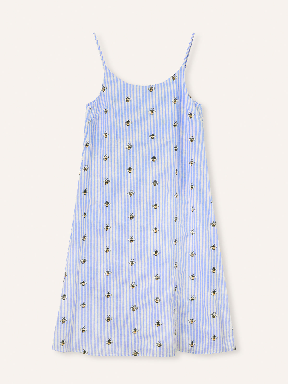 Helmstedt LEVA DRESS Dresses Red Stripe w Strawberry Emb