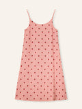 Helmstedt LEVA DRESS Dresses Red Stripe w Strawberry Emb