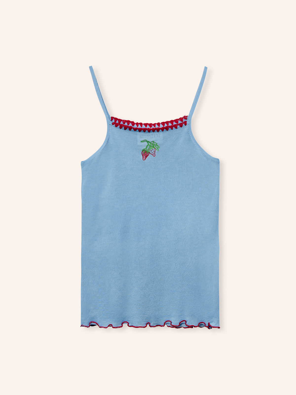 Helmstedt MIA STRAP TOP Tops Dusty Blue