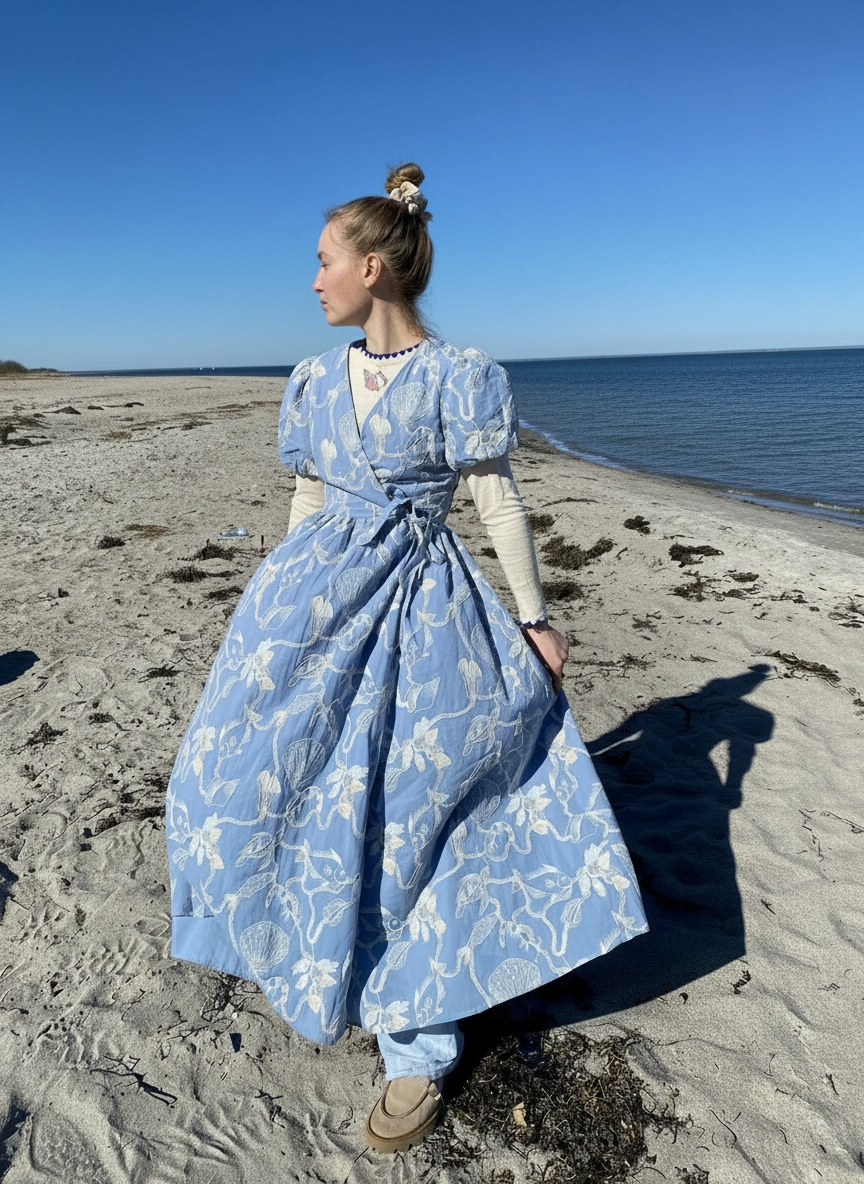 Helmstedt Mathilde Dress Dresses Dusty Blue