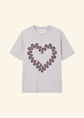 Helmstedt NOOR T-SHIRT Shirts Hushed Violet with Flock
