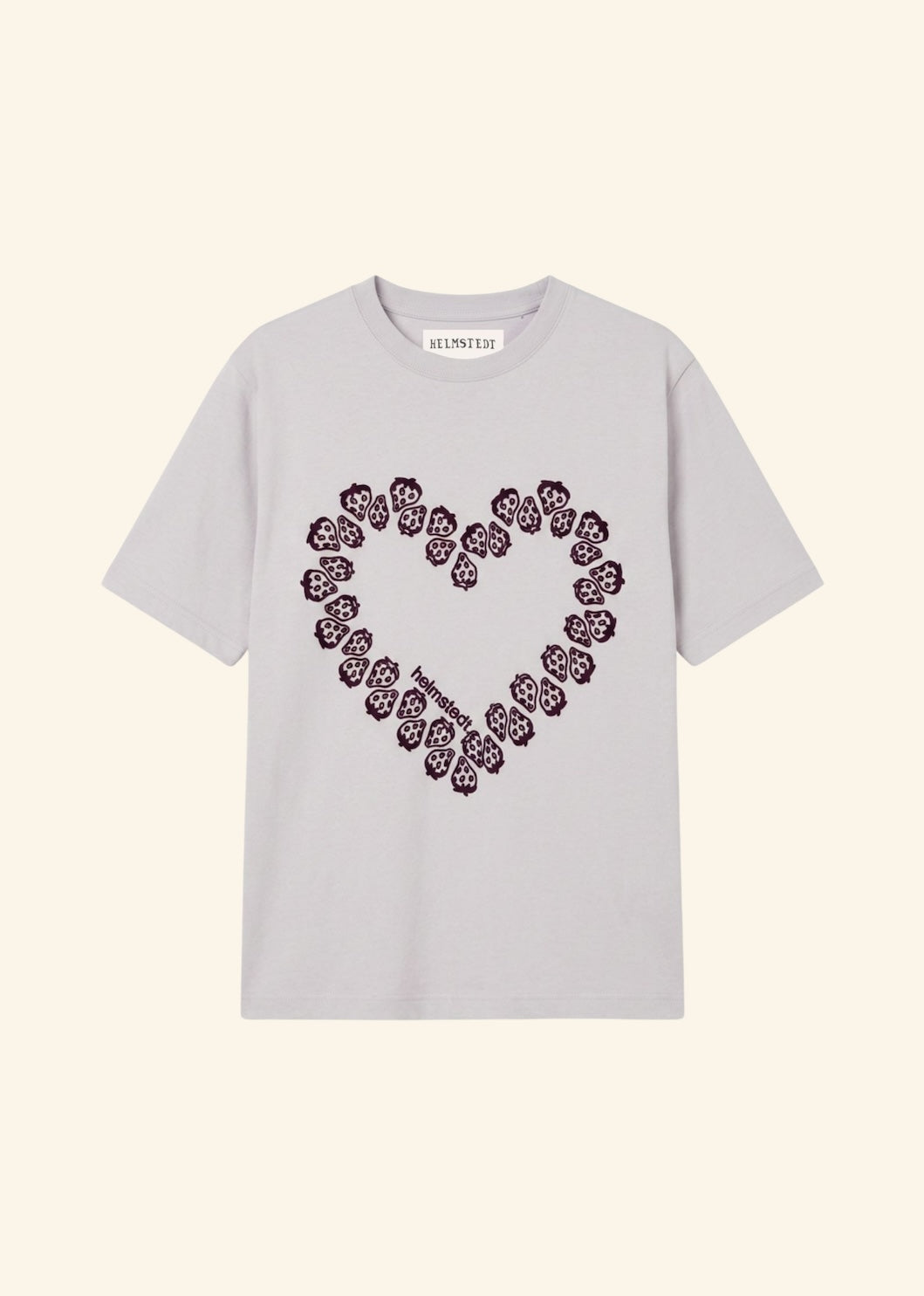 Helmstedt NOOR T-SHIRT Shirts Hushed Violet with Flock