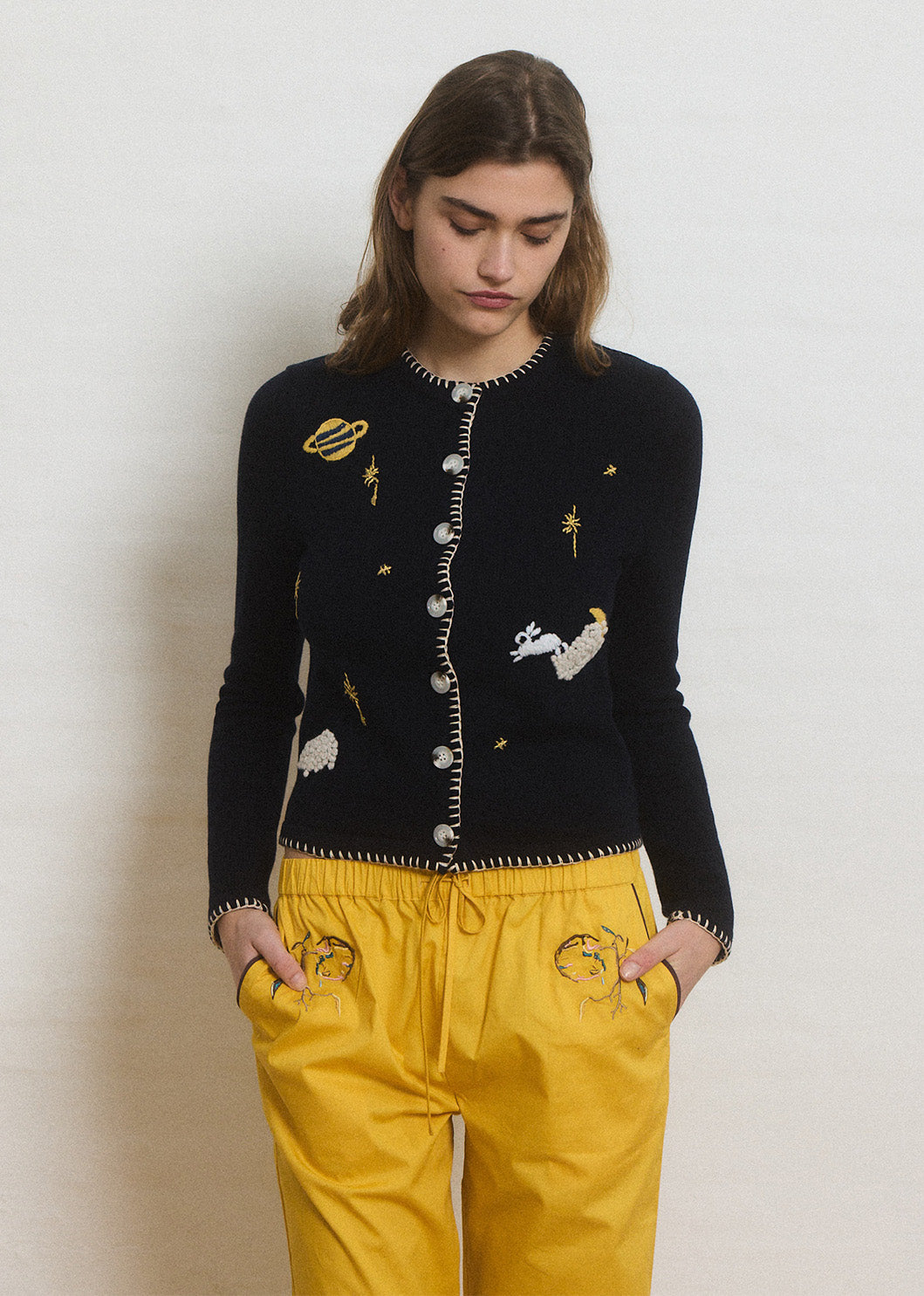 Helmstedt TOVE CARDIGAN Knitwear Night Sky
