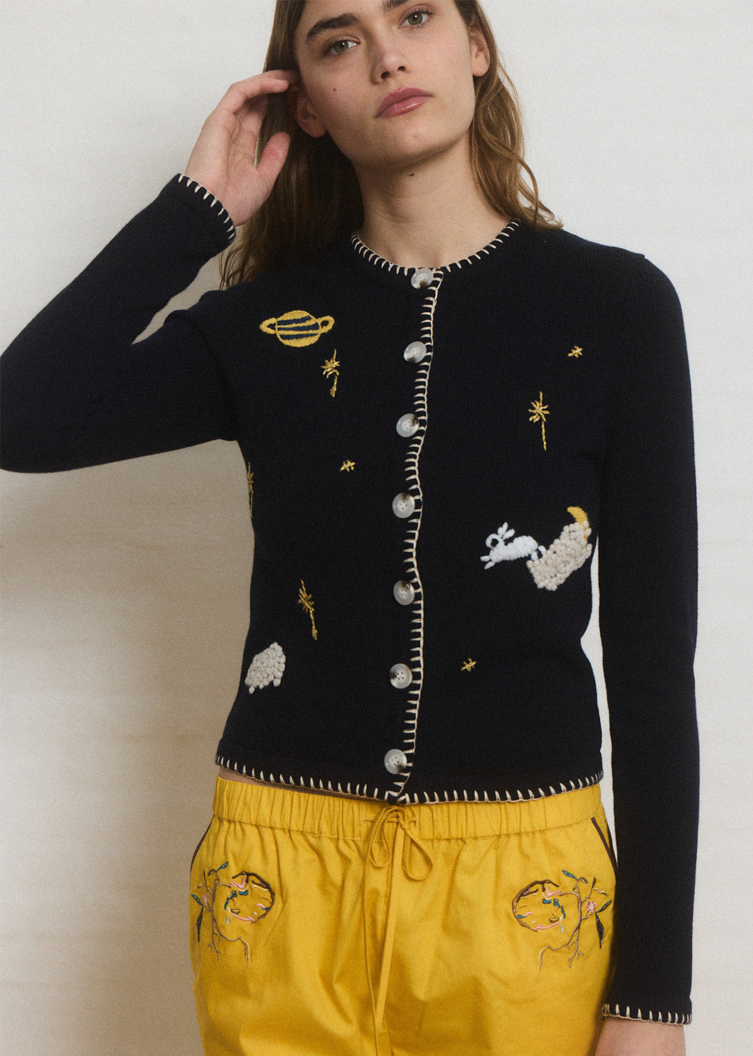 Helmstedt TOVE CARDIGAN Knitwear Night Sky
