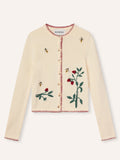 Helmstedt Tove Cardigan Knitwear White
