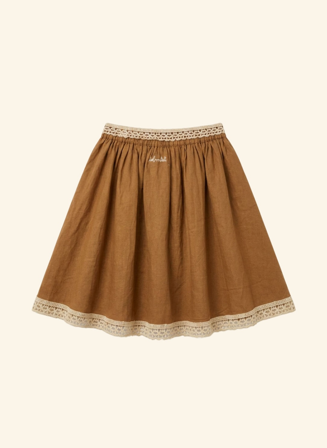 Helmstedt VIVIENNE SKIRT Skirts Honey Brown